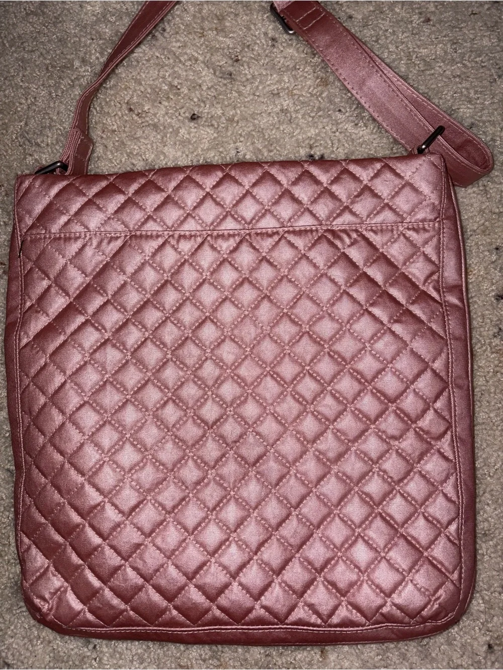 Vera Bradley Quilted Crossbody Bag in pink